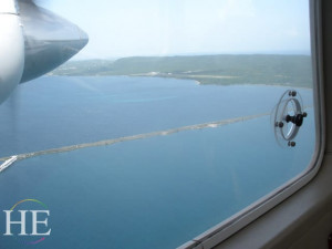 flying into Vieques Puerto Rico with HE Travel