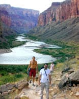 hiking in the grand canyon with HE Travel