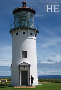 kilauea lighthouse on the HE Travel gay hawaii tour in Kauai