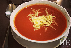 a delicious tomato soup