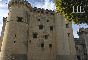 Tarascon Castle visited during HE Travel's gay France Provencal bike tour