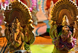 diwali figurines on the HE Travel gay India cultural tour