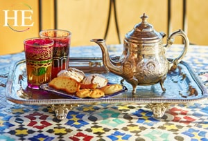 traditional tea time on the HE Travel gay tour in Morocco