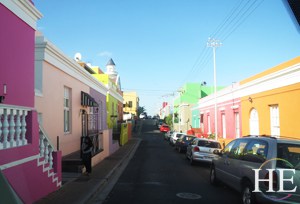 colorful buildings in cape town on the HE Travel gay south african adventure