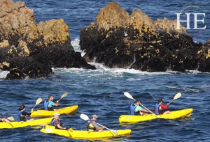 kayaking on the HE Travel gay south africa adventure