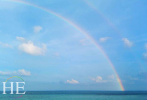 Double rainbow over Key West Florida