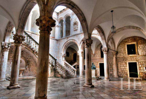 ancient arches and stonework in dubrovnik on the HE Travel gay Croatia cultural tour of the dalmatian coast