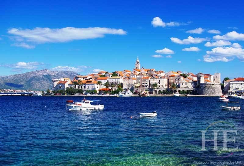 teal waters of korcula croatia on the HE Travel gay Croatia cultural tour of the dalmatian coast