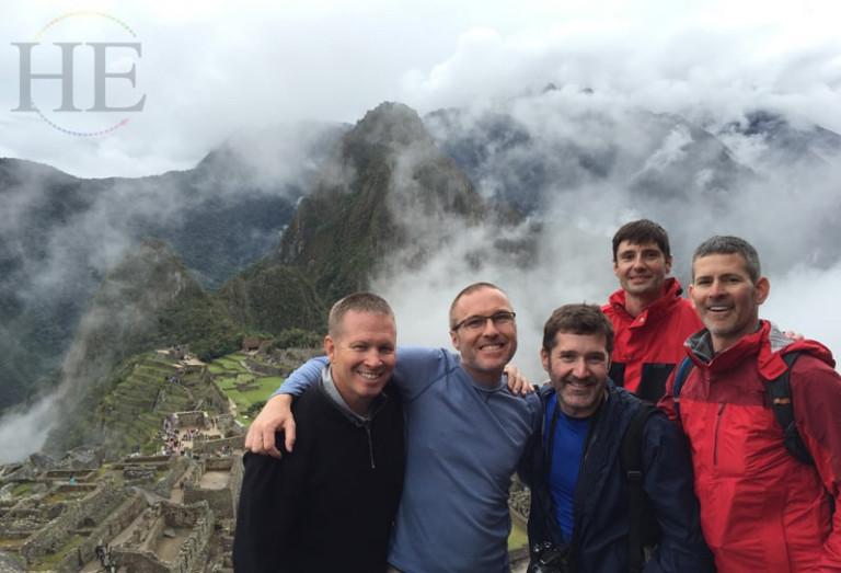 our group at machu picchu on the HE Travel gay Inca Trail tour