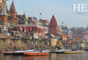 the river ganges in varanasi on the HE Travel gay India cultural tour