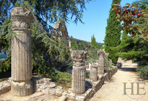 roman ruins at vaison la romaine in Provence France on the HE Travel gay bike tour