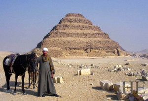 pyramid at sakkara on the HE Travel gay Egypt Nile cultural tour