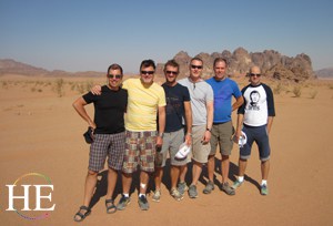 visiting wadi rum in jordan on the HE Travel Israel gay cultural tour