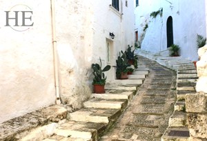 white stones of ostuni on the HE Travel gay Amalfi coast tour