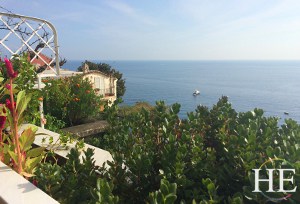 view from Positano hotel on the HE Travel gay Amalfi Coast tour