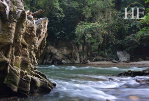 beatiful jungle river on the HE Travel gay adventure in colombia