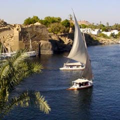 sail boat in egypt