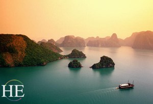cruising halong bay on a junk on the HE Travel gay cultural tour of vietnam