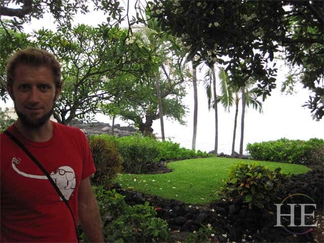 Zachary Moses of HE Travel visits the Big Island of Hawaii during NTA Contact 2013