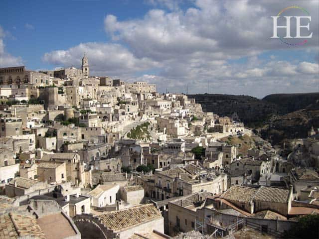 overlooking matera on the HE Travel bike tour in Puglia Italy