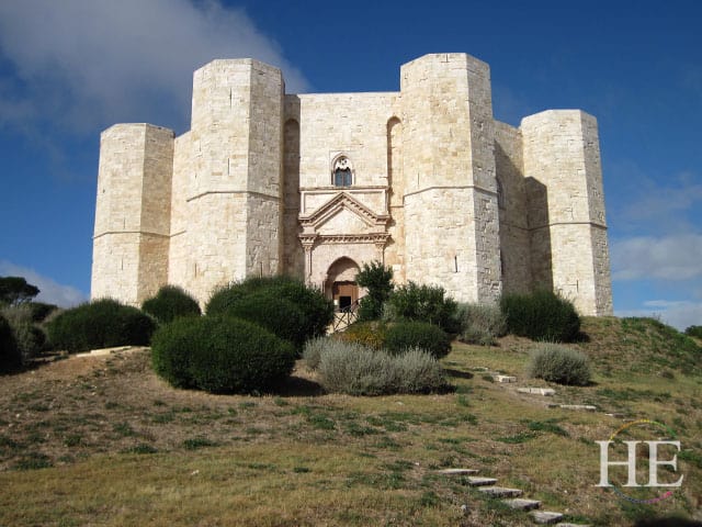 castel del monte in puglia italy on the HE Travel gay bike tour
