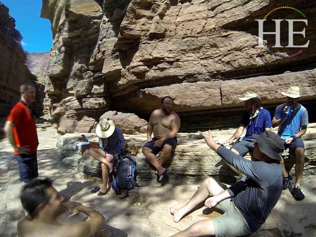 chit chat on the HE Travel gay trip to the Grand Canyon