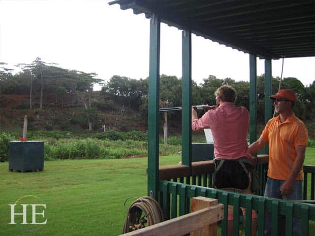 shooting practice kauai hawaii with HE Travel