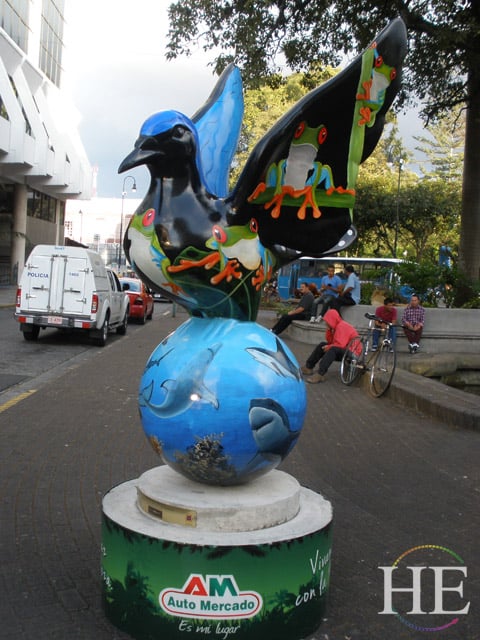 bird sculpture in downtown san jose