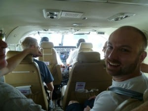 taking a charter flight in Costa Rica