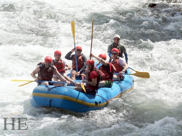 rafting on the HE Travel gay adventure in Costa Rica