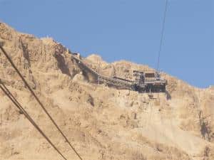the tram at masada herod palace israel