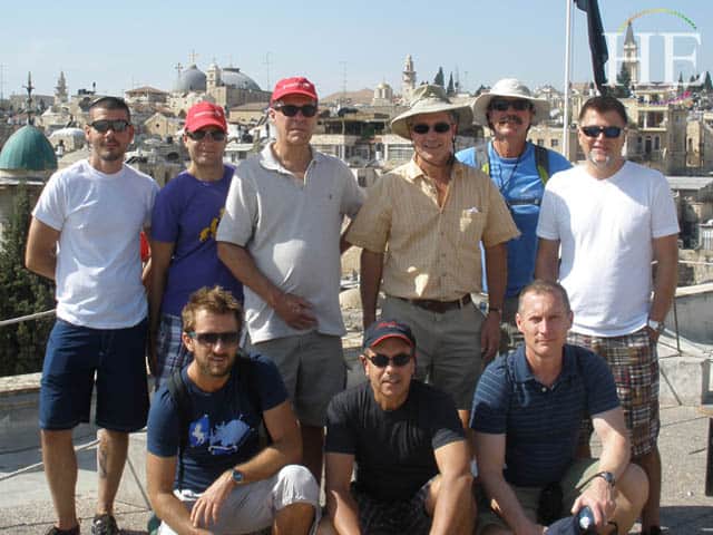 atop the austrian hospice in jerusalem on the HE Travel gay adventure in Israel