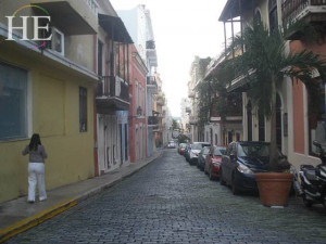 street of San Juan Puerto Rico with HE Travel