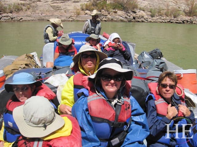 Grand Canyon motorized raft trip with HE Travel