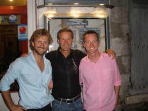 Zachary, Charly, and Pierre, guides on the HE Travel gay France bike tour