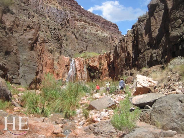 hiking on the HE Travel gay grand canyon adventure
