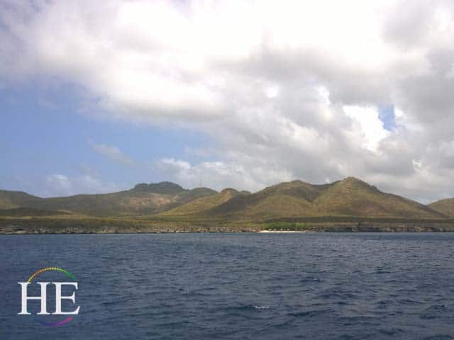 view from the go west dive boat in curacao deep blue he travel gay tour