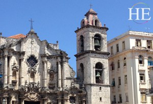 cathedral on the HE Travel gay tour in Cuba