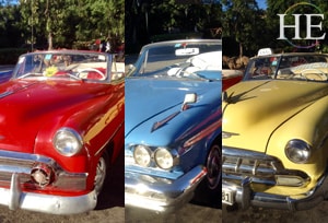classic cars on the HE Travel gay tour in Cuba