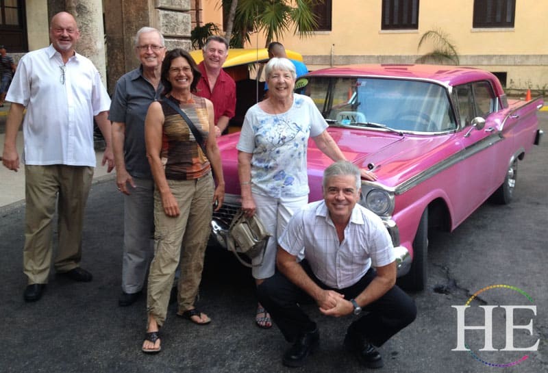 Classic car on the HE Travel gay tour in Cuba