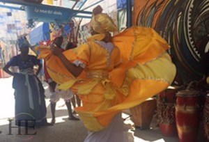 afro cuban dancer in havana cuba on the he travel gay sailing tour of cuba
