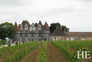 a chateau in France on the HE Travel gay bike tour of Dordogne