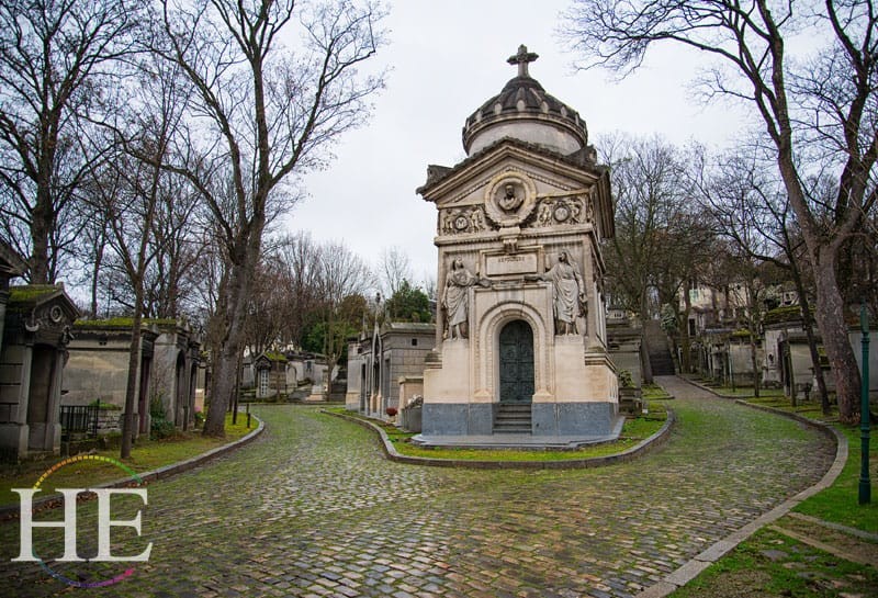 paris cemetary pere lachaise on the HE Travel gay london gay paris gay history tour