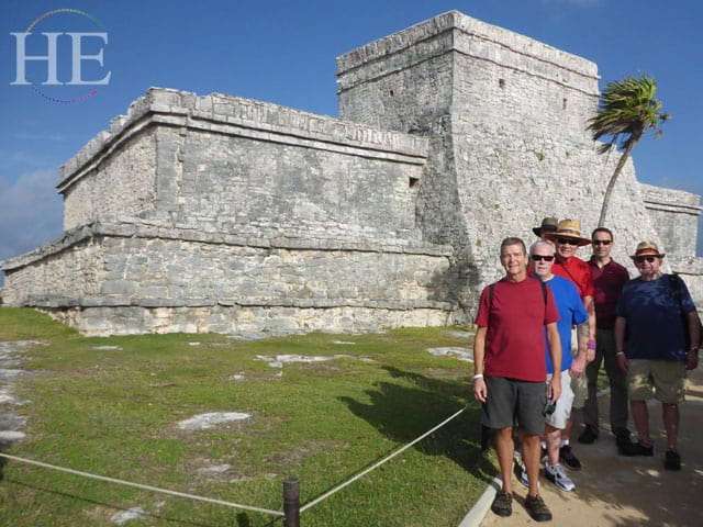 The castillo at Tulum in Mexico with HE Travel
