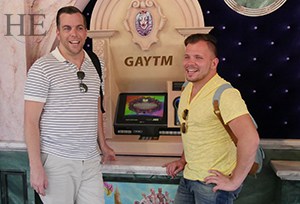 fabulous atm dressed up for mardi gras in melbourne on HE Travel gay Australia tour