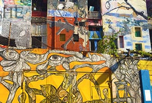 very beautiful and vibrant street art in cuba