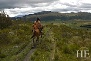 horseback riding through cowboy country on the HE Travel gay Ecuador adventure