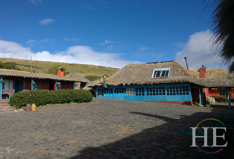 The beautiful hacienda that our small gay group on HE Travel's Ecuador Cotopaxi adventure stays