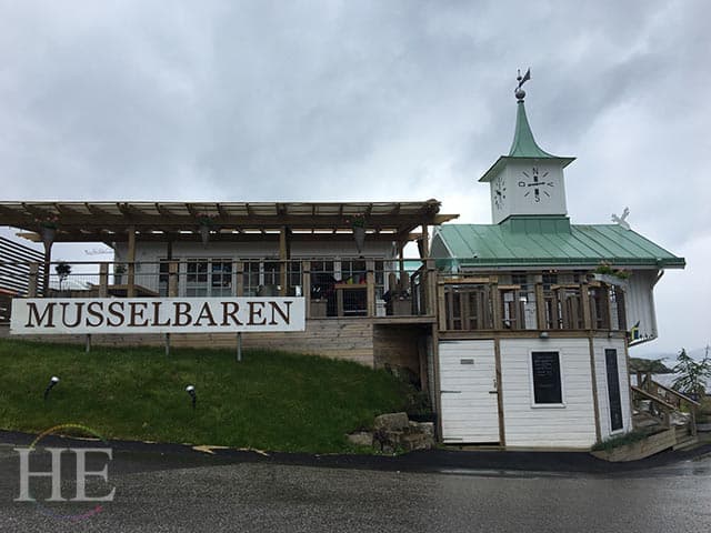 a picturesque restaurant called musselbaren in west sweden
