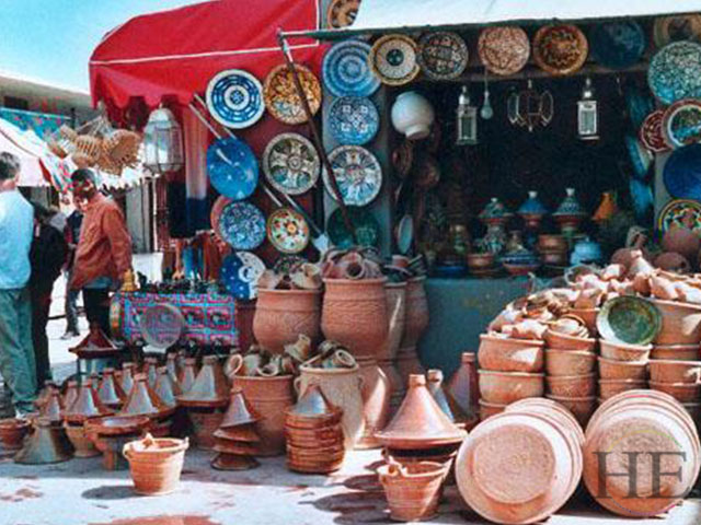 A cool market on HE Travel's Gay Travelling to Morocco Tour